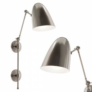 Wall Lamp Ace Sconce 49645 Vintage Silver