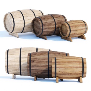 Wood Barrel