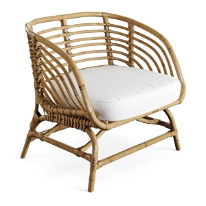 Armchair Rattan Bamboo Ikea Buskbua A Fredriksson