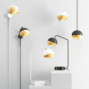 Ray Pendant Lights - Black And White