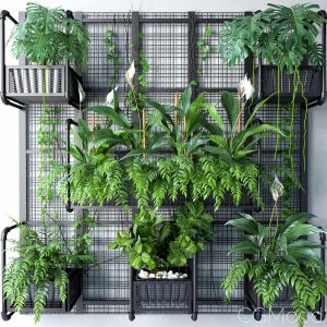 Wall Grid Plant Pot 5