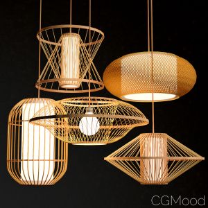 Bamboo Lighting Set 3