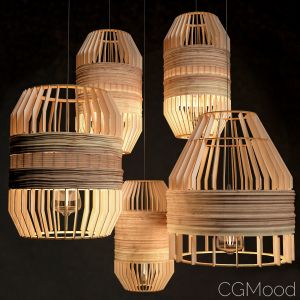 Wooden Lighting Set