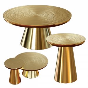 Martini Collection Gold Coffe Table