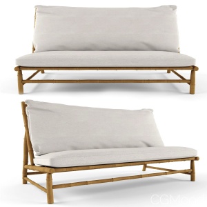 Bamboo Lounge Lounge Chair With Cushion