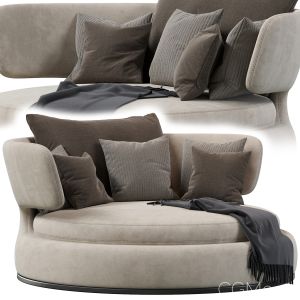 Amoenus Soft Maxalto Swivel Sofa