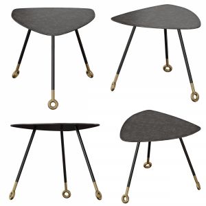 Stiles Metal Triangle Nesting Table