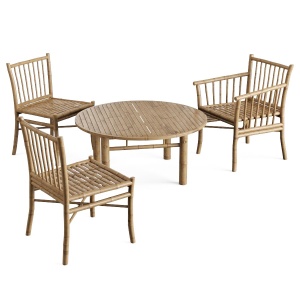 Furniture Bamboo Table Chair