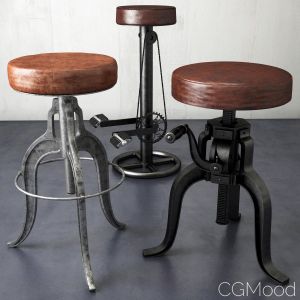 A Collection3dsmax Scen Of Stools From Loftdesigne