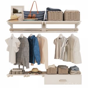 Pottery Barn | Declan Closet Accessories - White