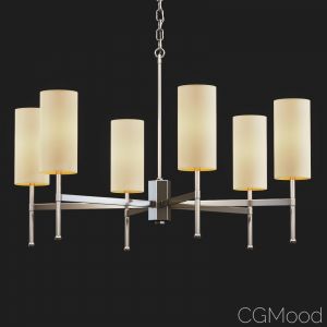 Tigermoth Lighting - Stem Chandelier With Silk