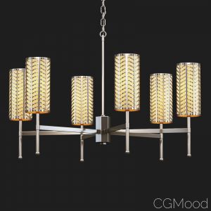 Tigermoth Lighting - Stem Chandelier With Lattice