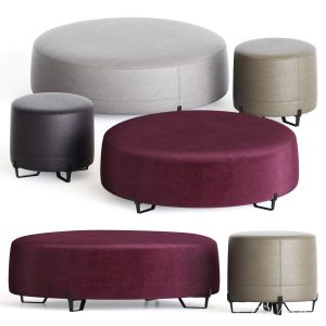 New York Round Poufs Poliform