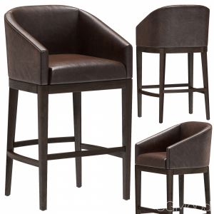 Restoration Hardware Morgan Barrelback Stool