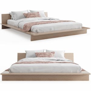 Oregon Wooden Platform Bed