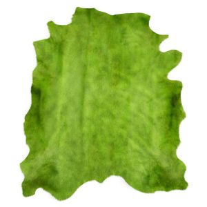 Green Cow Hide Rug