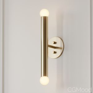 Miro 2 - Brass Vanity Wall Sconce