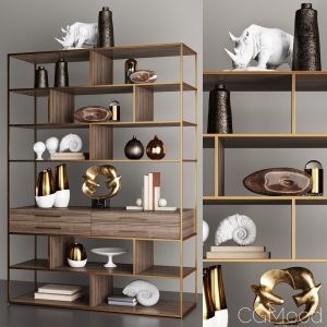 Horchow Mack Geometric Etagere