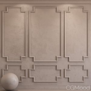 Set 37 Decorative Plaster With Molding