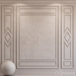 Set 44 Decorative Plaster With Molding