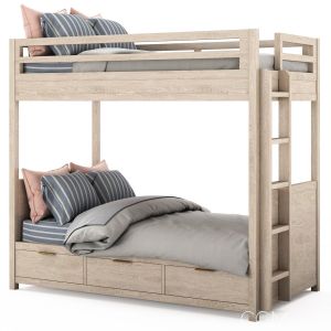 Rh Laguna Storage Bunk Bed