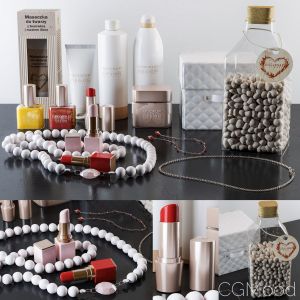 Beauty Product And Jewelry Decorative Set