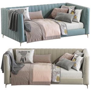 Bed Sofa Avalon Channel Stitch Upholstered Set 129