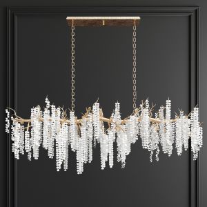 Shiro-noda Cluster Horizontal Chandelier