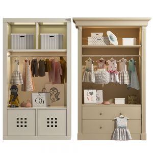 Wardrobe With Decor  Set 04