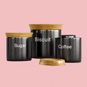 Kitchen Accessories - Sugar Coffee Biscuit Jars