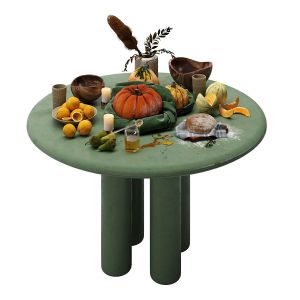 Pumpkin Table Set