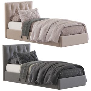 Set 162 Bed With A Soft Headboard