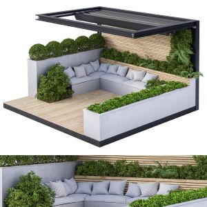 Roof Garden And Landscape Furniture Pergola