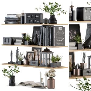 Decorative Set On Shelves