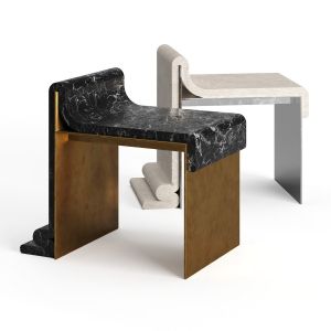 Bower Marble & Concrete Melt Chair Limited Edition