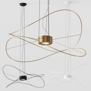 Hoops Sp Gold 2 By Axolight Pendant Light