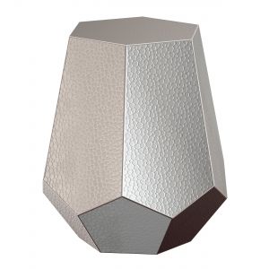 Silverd Metal Accent Stool By Mercury Row