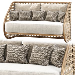 Carry Rattan Loveseat Sa11