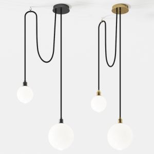 Drape Composition 1 Pendant Light By Sklo