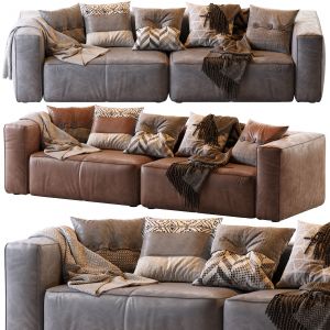 Мello Taos Brown Right Arm Corner Sectional