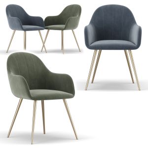 Amsterdam Velvet Upholstered Dining Chair