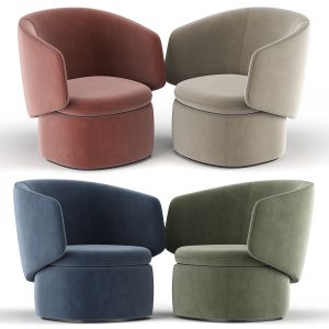 Crescent Swivel Chair