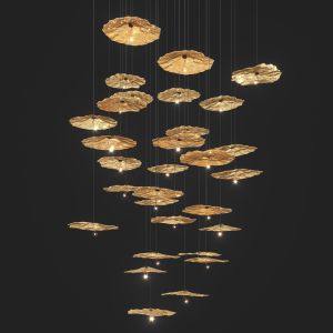 Catellani & Smith Gold Moon Chandelier