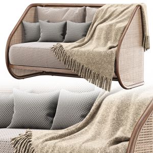 Carry Rattan Loveseat Ik11