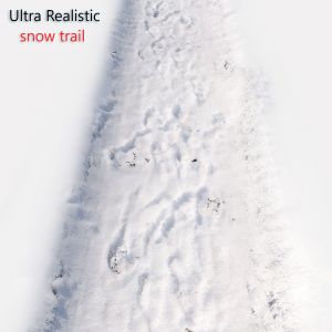 Ultra Realistic Snow Trail