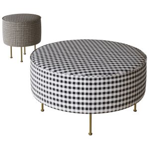 Modern Line Pouf By Gubi