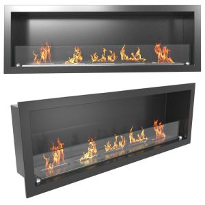 Bioethanol Fireplace Insert Remote Controlled