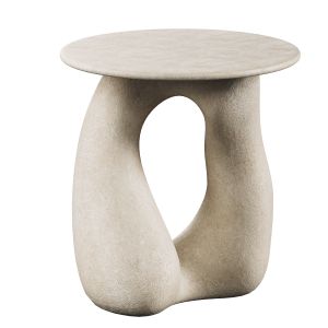 Sandstone Gabrielle Side Table Handsculped By Herm