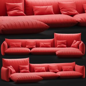 Alberta Bellavita Sofa Red