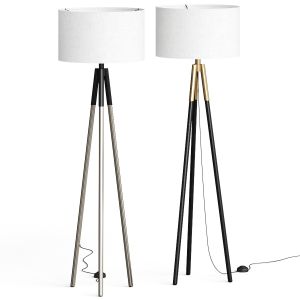 Crate And Barrel Metal Tripod Floor Lamp